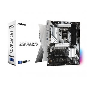 ASRock 메인보드 B760 Pro RSD4 Intel 제12,13세대 CPU(LGA1700) 대응 B760 칩셋 DDR4 ATX