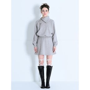 TWO-WAY OPEN SKIRT SET-UP GRAY MBDSST001GR