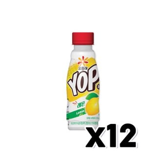  빙그레 요플레 욥 YOP 레몬 요구르트 200ml x 12개