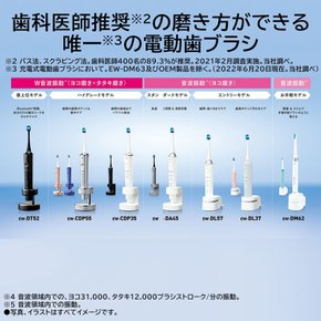 파나소닉식 전동칫솔 도르츠 Bluetooth 탑재 블랙 EW-DT52-K