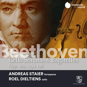 LUDWIG VAN BEETHOVEN - CELLO SONATAS & BAGATELLES OPP.102, 119 & 126/ ROEL DIELTIENS, ANDR