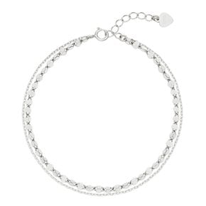 Silver925 투라인 스파클 팔찌