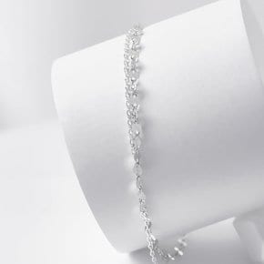 Silver925 투라인 스파클 팔찌