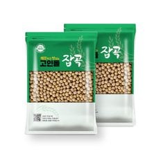 고인돌 백태 2kg(1kgx2개) 국내산 메주콩