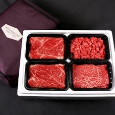 [산지직송/냉장] 한우 정육세트 1호 1.6kg(불고기,불고기,국거리,산적)