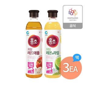 저당홍초 900ml 2종(레드애플레몬라임) 3개 골라담기