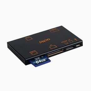 USB 2.0 5슬롯 초콜릿 메모리 카드리더기 CRD-14