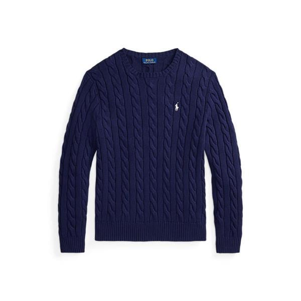 남성 케이블 니트 코튼 스웨터(MNPOSWE16822656400)