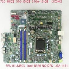 데스크탑 마더보드 아이디어 센터 720-18ICB 510-15ICB 90HT 인텔 B360 LGA1511 DDR4 100% 01LM803 신제