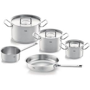 일본 휘슬러 프라이팬 Fissler 오리지널 프로필 컬렉션 스테인리스스틸세트 8종 실버 1708478