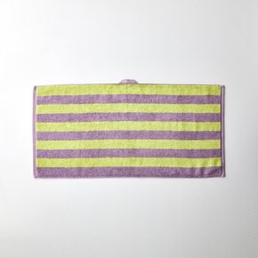 볼드 스트라이프 세면타월 LAVENDER 40X80cm 190g