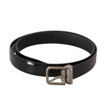 이스퀘어 4812735 Dolce  Gabbana Elegant Leather Belt with Metal Mens Buckle