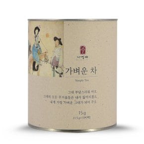 가벼운차 10개입 티백차 한방차