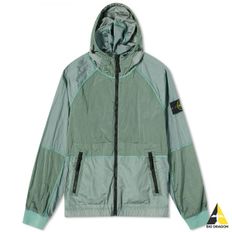 스톤아일랜드 24 42020 Nylon Metal Watro-TC in Econyl Regenerated Hooded Jacke