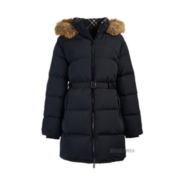 버버리 FW24 여성 벨티드 퍼 패딩자켓 8097891 W W24 WW TRI C1307