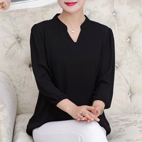 애드 블라우스 여성 오피스룩 출근룩 엄마옷 중년여성옷 1212