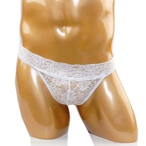 [M2W] Lace Thong White 2912-70