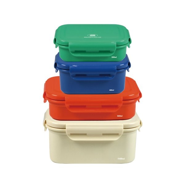 지켜텐 컬러스텐용기 4종 D세트