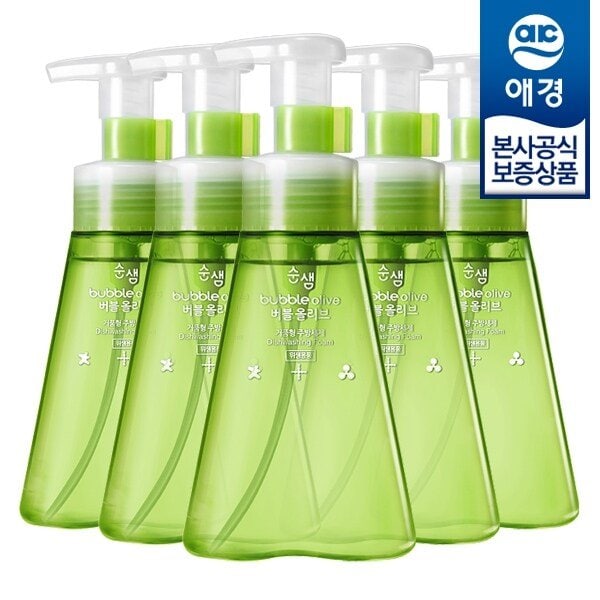 순샘 버블 올리브 주방세제 350ml x5개