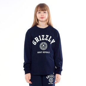 주니어 GRIZZLY 클럽 오버핏 긴팔티 JLT-J955