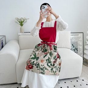 로젠 앞치마 카페 러블리 백지영앞치마 원피스