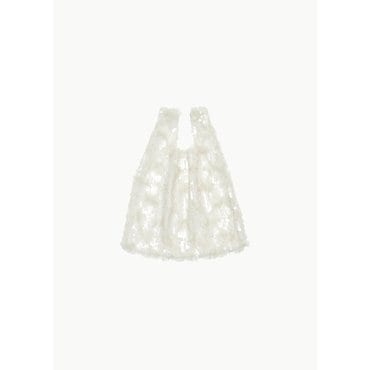 샵아모멘토 니콜로파스쿠알레티 Shopping Tote - Pendant Sequins, White