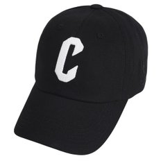 CLE 이니셜 자수 SOFT CURVED CAP