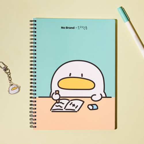 노브랜드 X오리덕후 데일리 라인노트(B5)쭈우