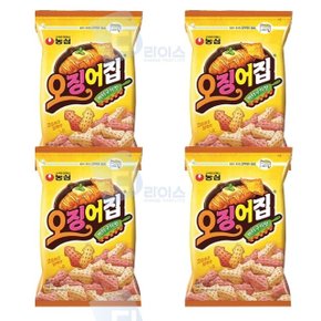 농심 오징어집 260g 4봉 지퍼백 봉지과자 구운버터 (WB91288)