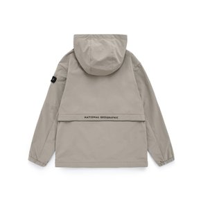 내셔널지오그래픽 K223UFT820 키즈 에센셜 베이직 아노락 점퍼 GRAY BEIGE