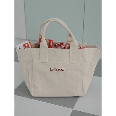 이로코 logo canvas mini bag_ivory