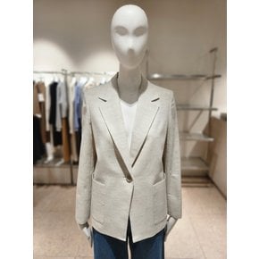 [여주점] [나이스클랍] 원버튼 싱글 린넨자켓 (A242MWJ301)