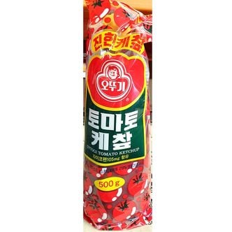 제이큐 소스류 케첩 식당 식자재 주방 재료 오뚜기 케찹 500g X ( 2매입 )