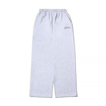 5252 BY O!Oi LAYERED LOGO SWEATPANTS_LIGHT GREY