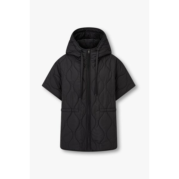 퀼팅 후디드 판초 점퍼 7225418001199