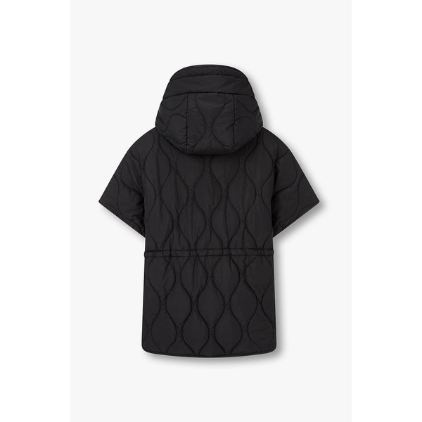 퀼팅 후디드 판초 점퍼 7225418001199