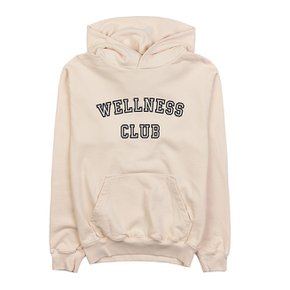 WELLNESS CLUB FLOCKED HOODIE CREAM NAVY 웰니스 클럽 후드 티셔츠  /15