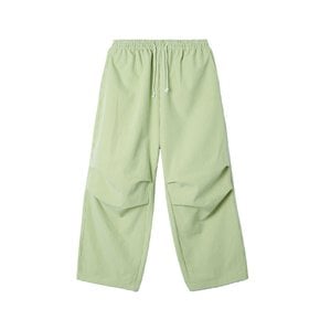 Check parachute pants_yellow green