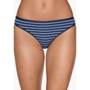 4765272 OYSHO TEXTURED STRIPE - Bikini bottoms mottled royal blue