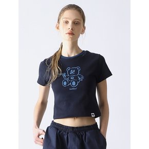 BadBear Ringer Slim Tee Navy