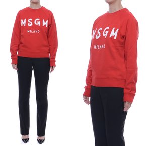 20FW 여성 MSGM 로고 맨투맨 2941MDM892077991820F 2941MDM8920779918