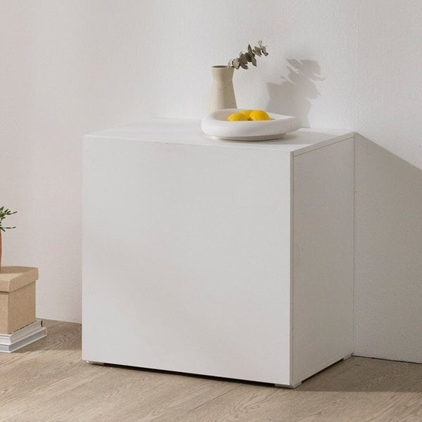 화이트 플로어 거실장TV다이+수납+사이드보드 60cm TP920