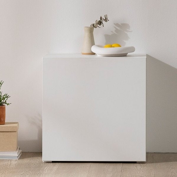 화이트 플로어 거실장TV다이+수납+사이드보드 60cm TP920