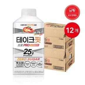 남양 테이크핏 프로 복숭아 450ml 12개 / 단백질음료