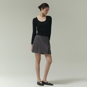 [25 S/S] 잇미샤 비대칭 미니랩 스커트 ITP3ZSK760