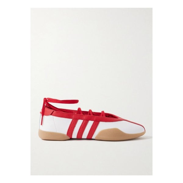 태권도 메이 발렛 가죽 스니커즈 레드 46376663162926281