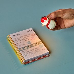 [버터샵] 크리스마스 뮤직 키링 눈사람