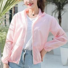 여성 바람막이 점퍼 초경량 후드집업 초슬림 간절기 아우터