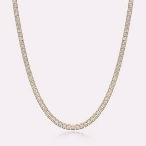 Princess-cut Tennis Necklace GSKA102NYW400