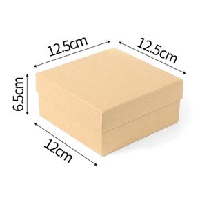선물포장 상자 종이박스 하드페이퍼_12x12_크라프트